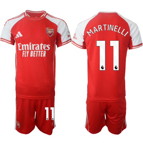 Arsenal #11 MARTINELLI 2025-26 home Red Soccer suit jerseys