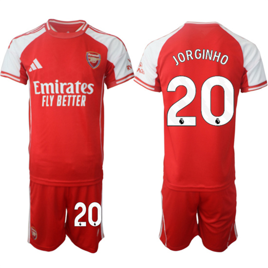Arsenal #20 JORGINHO 2025-26 home Red Soccer suit jerseys
