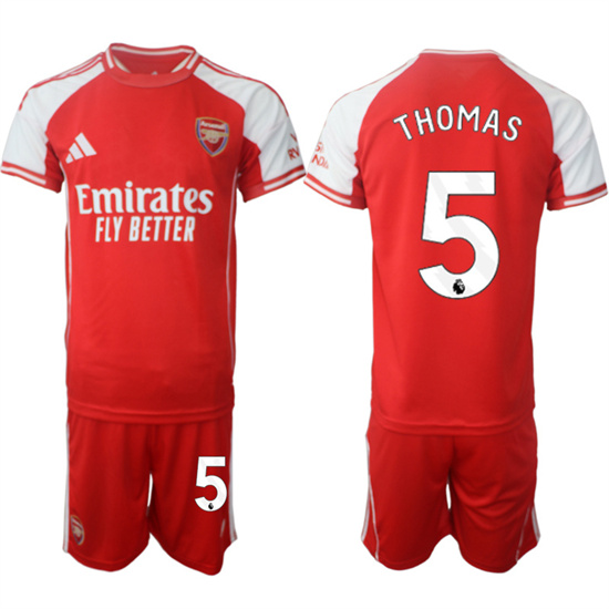 Arsenal #5 THOMAS 2025-26 home Red Soccer suit jerseys