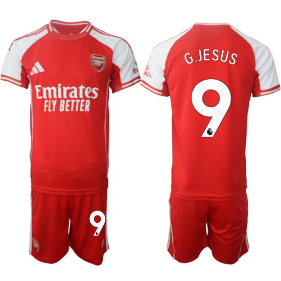 Arsenal #9 G.JESUS 2025-26 home Red Soccer suit jerseys