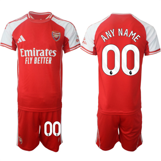 Arsenal Custom Any Name and number 2025-26 home Red Soccer suit jerseys