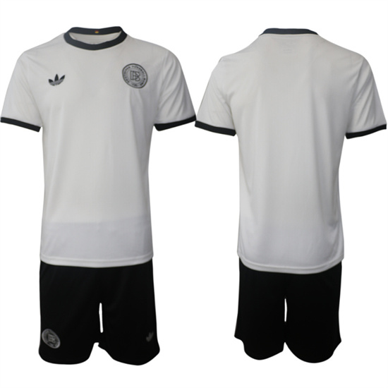 Germany Blank 2025-26 home White Adidas Soccer Suit jerseys