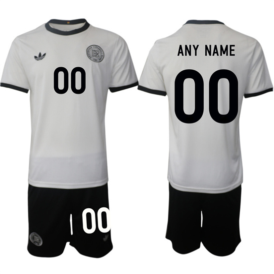 Germany CUSTOM Any Name And Number 2025-26 home White Adidas Soccer Suit jerseys