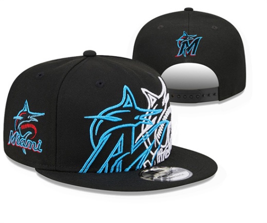 Miami Marlins 2025 Stitched Snapback Hats 0012