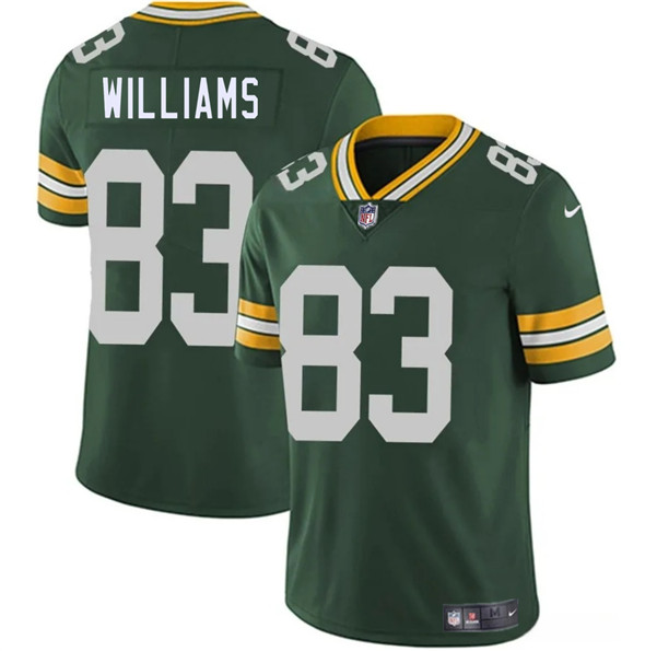 Men's Green Bay Packers #83 Savion Williams Green 2025 Draft Vapor Untouchable Limited Football Stitched Jersey