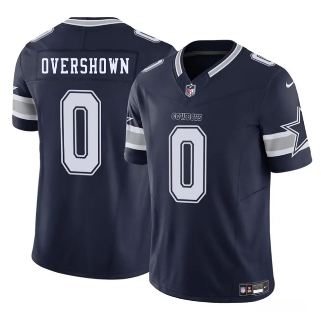 Men's Dallas Cowboys #0 DeMarvion Overshown Navy 2025 F.U.S.E. Draft Vapor Untouchable Limited Football Stitched Jersey