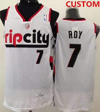 Portland Trail Blazers Custom Rip City White Swingman Jersey