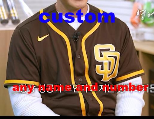 Men's San Diego Padres Custom Blown Nike Cool Base Stitched Jersey size S-5XL