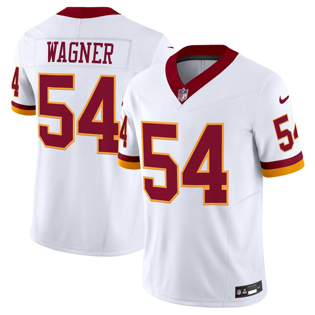 Men's Washington Commanders #54 Bobby Wagner White 2025 F.U.S.E. Throwback Vapor Limited Football Stitched Jersey