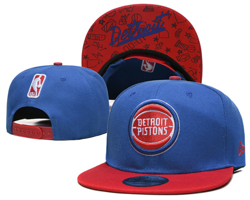 Detroit Pistons Stitched Snapback Hats-SF1024