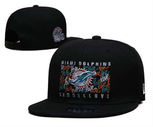 Miami Dolphins Stitched Snapback Hats-SF542