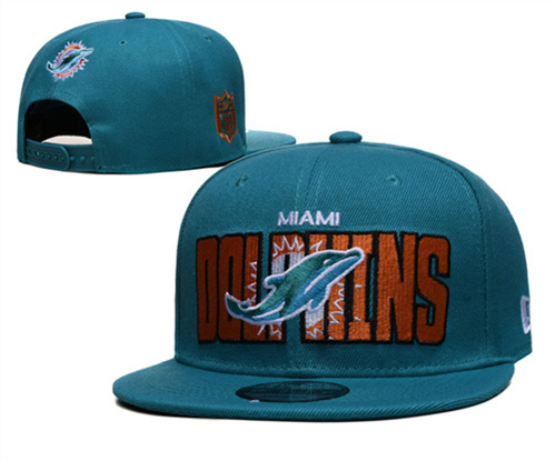 Miami Dolphins Stitched Snapback Hats-SF557