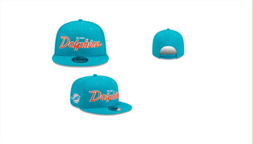 Miami Dolphins Stitched Snapback Hats-SF560