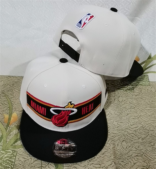 Miami Heat Stitched Snapback Hats-SF1089