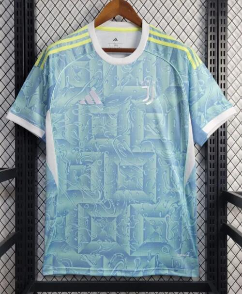 Men's Juventus FC Blank Away 2025-26 Soccer Jerseys Shirt