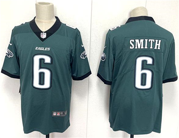 Men's Philadelphia Eagles #6 DeVonta Smith Green 2024 New Vapor Untouchable Limited Football Stitched Jersey