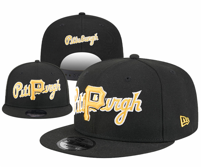 Pittsburgh Pirates 2025 Stitched Snapback Hats 0045