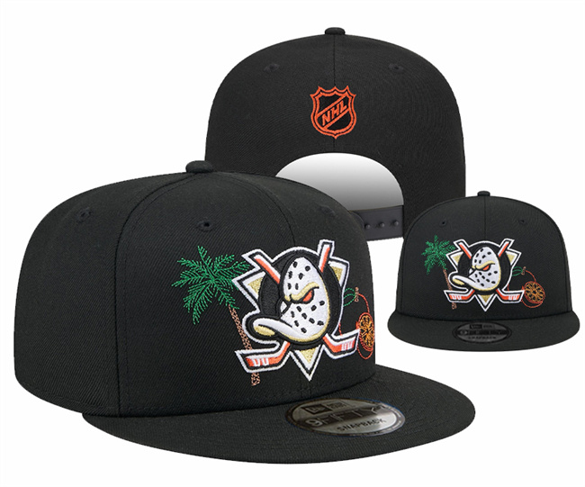 Anaheim Ducks Stitched Snapback Hats-YD003