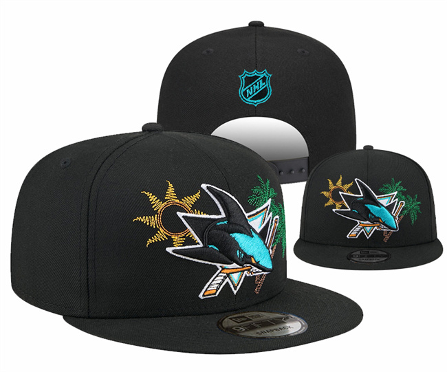 San Jose Sharks Stitched Snapback Hats 005