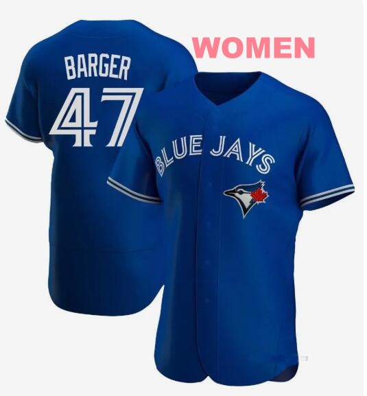 Women Toronto Blue Jays #47 Addison Barger blue Mlb Jersey