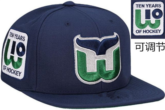 Hartford Whalers Stitched Snapback Hats-TX253