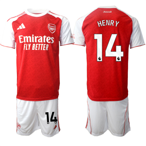 Men's Arsenal #14 HENRY 2025-26 home Suit Soccer Jerseys
