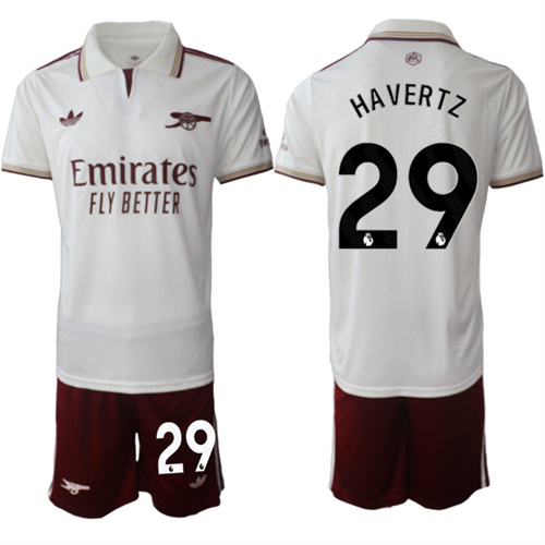 Men's Arsenal #29 HAVERTZ 2025-26 Away 2nd Suit Soccer Jerseys