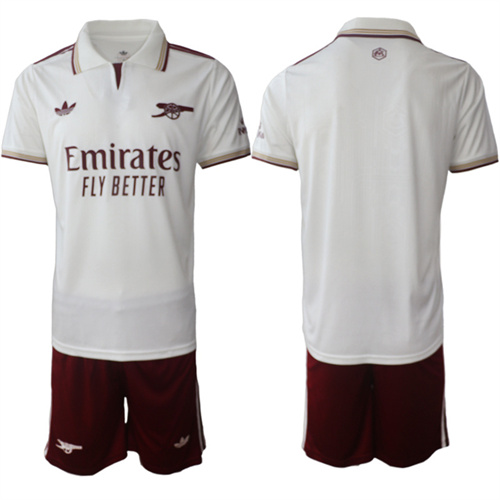 Men's Arsenal Blank 2025-26 Away 2nd Suit Soccer Jerseys