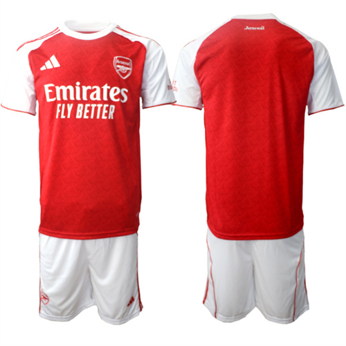 Men's Arsenal Blank 2025-26 home Suit Soccer Jerseys