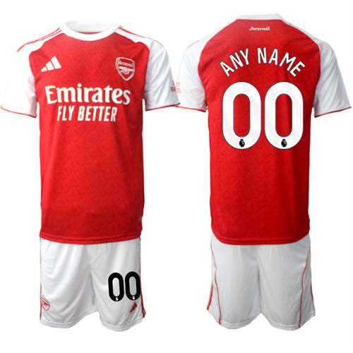 Men's Arsenal Custom Any Name And Number 2025-26 home Suit Soccer Jerseys