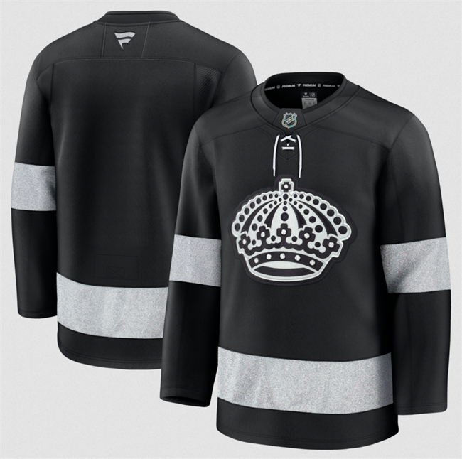Men's Los Angeles Kings Blank Black Alternate Stitched Hockey Jersey