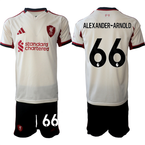 Men's Liverpool #66 ALEXANDER-ARNOLD 2025-26 away Suit Soccer Jerseys