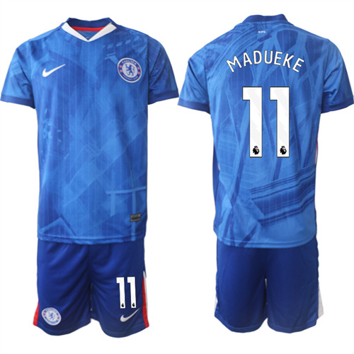 Men's Chelsea FC #11 MADUEKE 2025-26 home Suit Soccer Jerseys