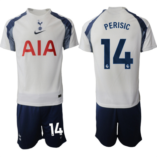 Men's Tottenham Hotspur #14 PERISIC 2025-26 home Suit Soccer Jerseys