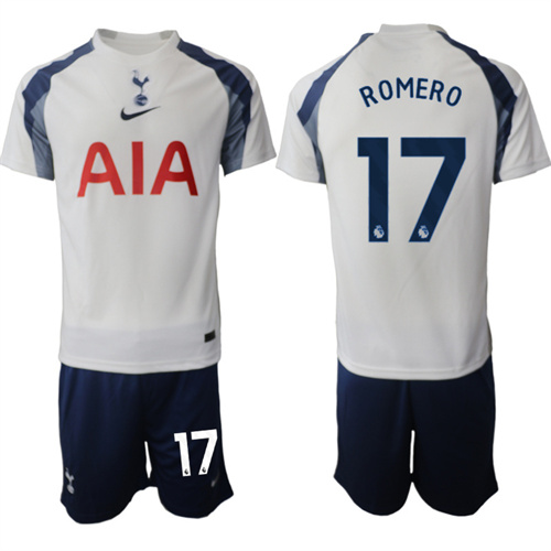 Men's Tottenham Hotspur #17 ROMERO 2025-26 home Suit Soccer Jerseys