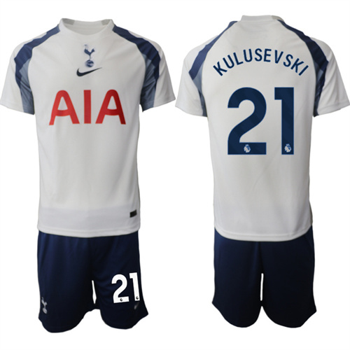 Men's Tottenham Hotspur #21 KULUSEVSKI 2025-26 home Suit Soccer Jerseys