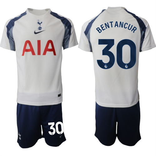 Men's Tottenham Hotspur #30 BENTANCUR 2025-26 home Suit Soccer Jerseys