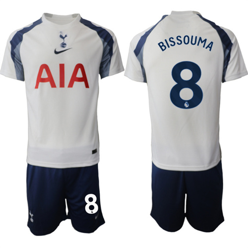 Men's Tottenham Hotspur #8 BISSOUMA 2025-26 home Suit Soccer Jerseys