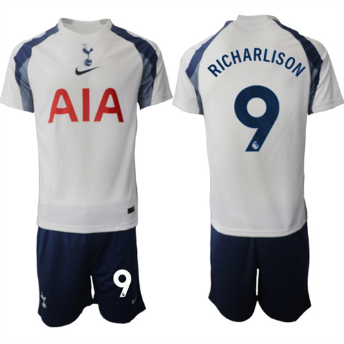 Men's Tottenham Hotspur #9 RICHARLISON 2025-26 home Suit Soccer Jerseys
