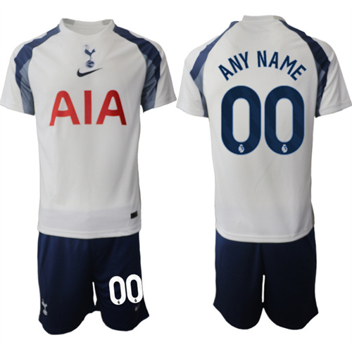 Men's Tottenham Hotspur Custom Any Name And Number 2025-26 home Suit Soccer Jerseys