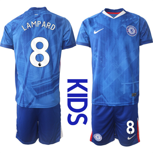 Youth Chelsea FC #8 LAMPARD 2025-26 home Kids Suit Soccer Jerseys