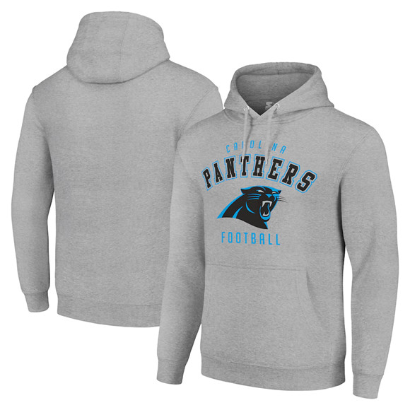 Men's Carolina Panthers Gray Pullover Hoodie