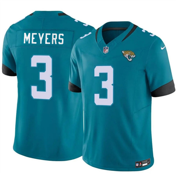 Men's Jacksonville Jaguars #3 Jokobi Meyers Teal 2025 F.U.S.E. Vapor Untouchable Limited Football Stitched Jersey