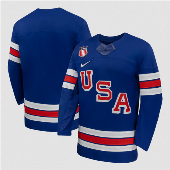 Men's USA Blank Royal 2026 Stitched Jersey