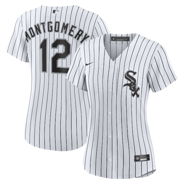Women's Chicago White Sox #12 Colson Montgomery White Cool Base Stitched Baseball Jersey