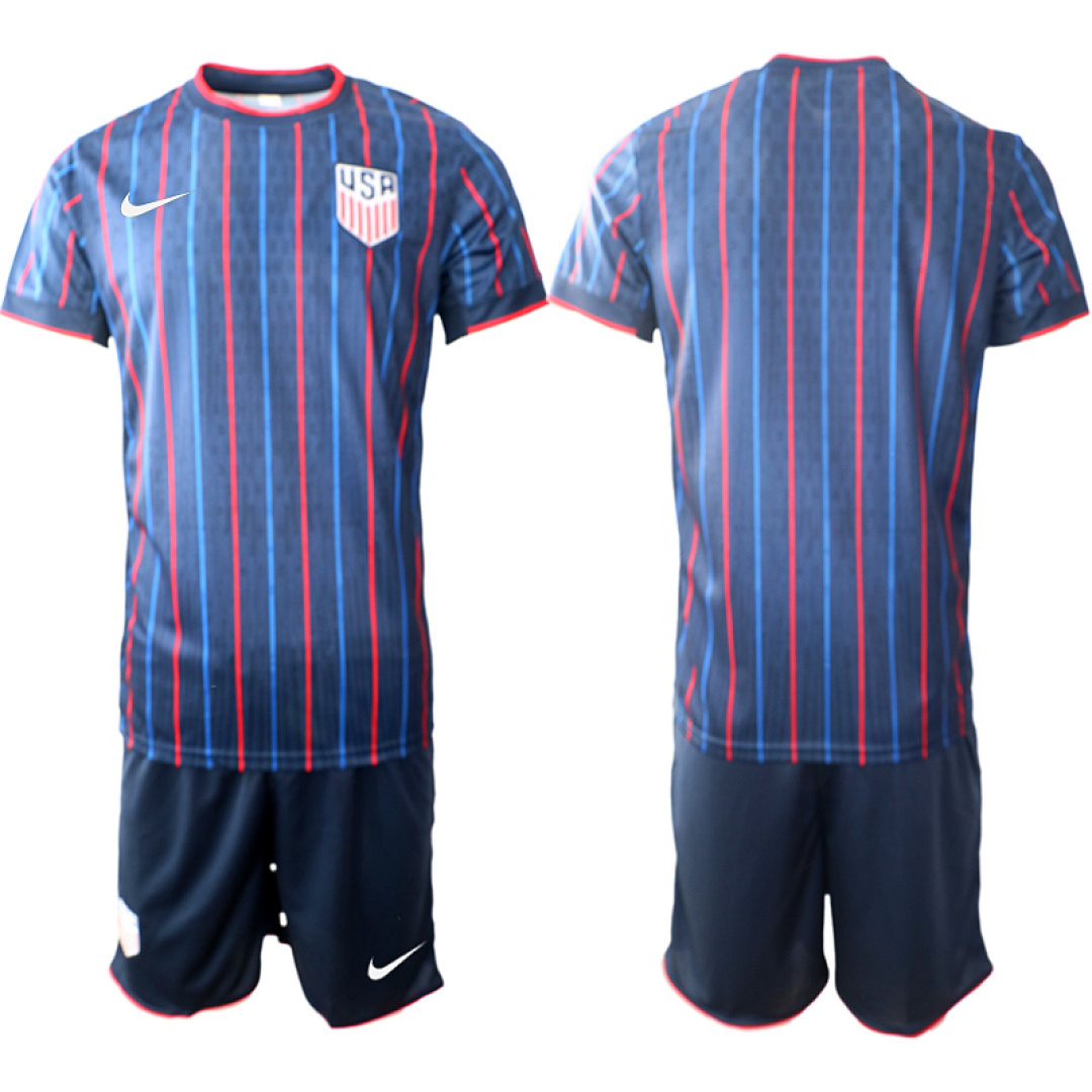 Men's USA Blank or Custom Team FIFA x World Cup 2026 Away On Field Suit Jersey