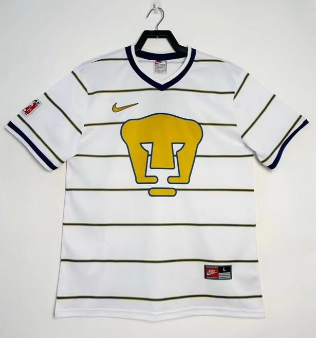 Men's PUM UNAM 1997-98 Home Sail Obsidian Club Gold Soccer AAA Jersey