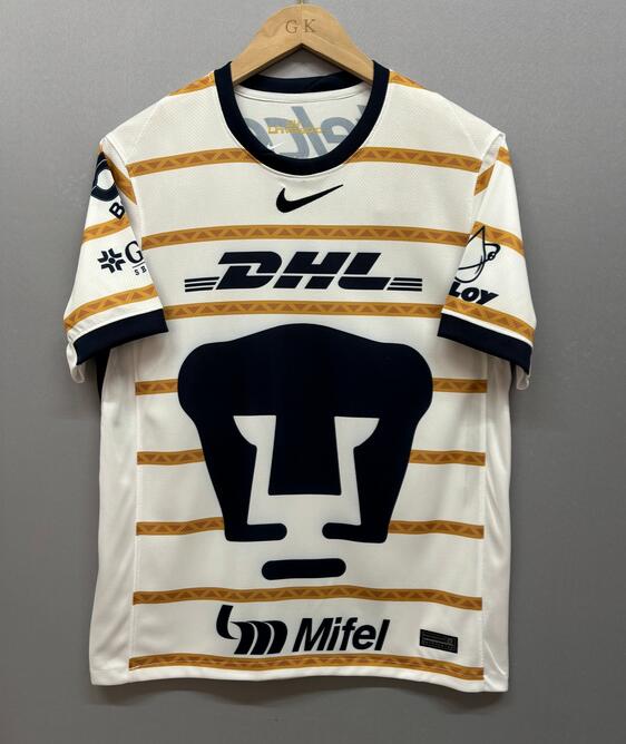 Men's PUM UNAM 2024-25 Home Sail Obsidian Club Gold Soccer AAA Jersey