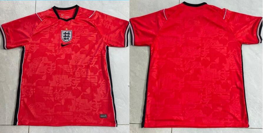Men's England Blank Or Custom 2026 World Cup Away Red Nike Shirt AAA Jersey