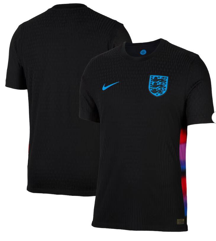 Men's England Lionesses Blank Or Custom 2025-26 Nike Black Away Stadium Shirt AAA Jersey